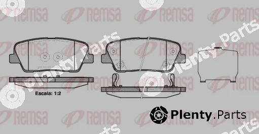 Remsa 1274.02 — Brake Pad Set, disc brake