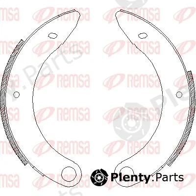 Remsa 4200.00 — Brake Shoe