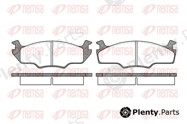 Remsa 0121.10 — Brake Pad Set, disc brake