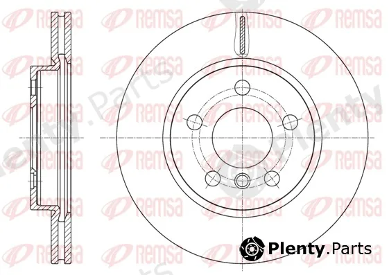 Remsa 61617.10 — Brake Disc