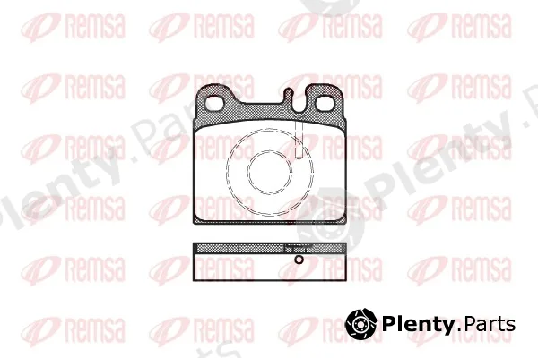 Remsa 0006.88 — Brake Pad Set, disc brake