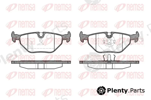 Remsa 0265.00 — Brake Pad Set, disc brake