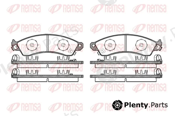 Remsa 0334.02 — Brake Pad Set, disc brake