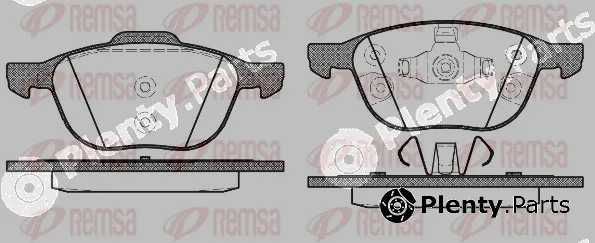 Remsa 1082.30 — Brake Pad Set, disc brake