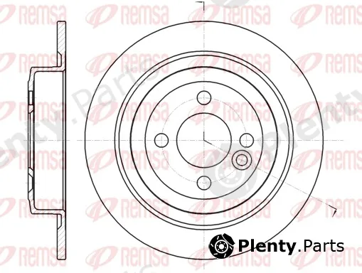 Remsa 61443.00 — Brake Disc