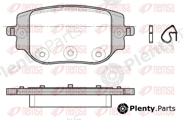 Remsa 1965.00 — Brake Pad Set, disc brake