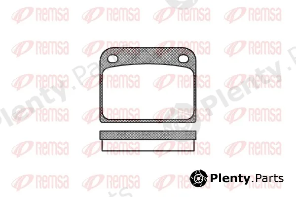 Remsa 0085.00 — Brake Pad Set, disc brake