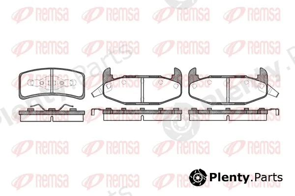 Remsa 0532.02 — Brake Pad Set, disc brake