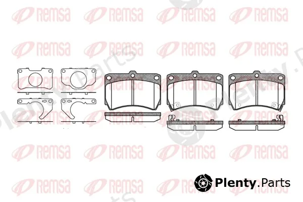 Remsa 0212.32 — Brake Pad Set, disc brake