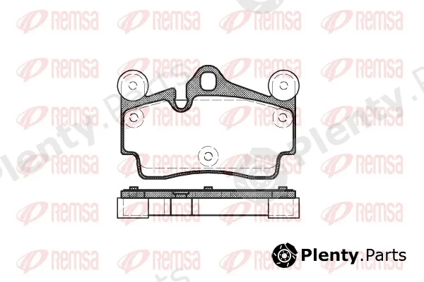 Remsa 0996.00 — Brake Pad Set, disc brake