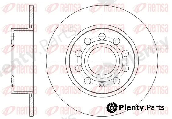 Remsa 6649.00 — Brake Disc
