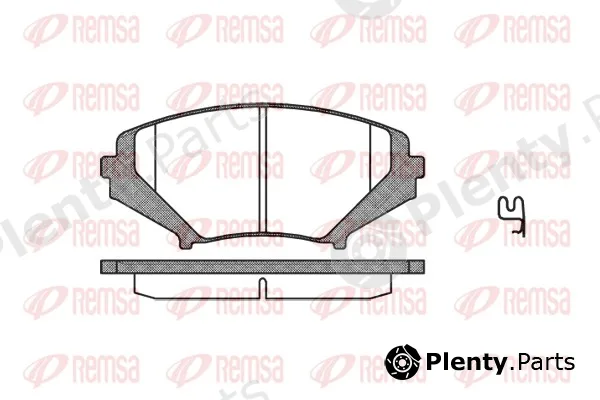 Remsa 1080.01 — Brake Pad Set, disc brake