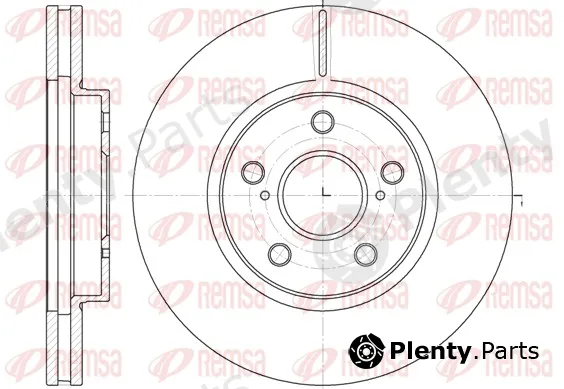 Remsa 6862.10 — Brake Disc