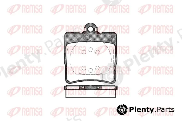 Remsa 0678.00 — Brake Pad Set, disc brake