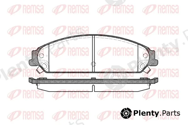 Remsa 1128.08 — Brake Pad Set, disc brake