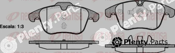 Remsa 1219.00 — Brake Pad Set, disc brake