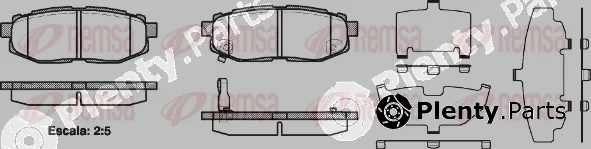 Remsa 1228.01 — Brake Pad Set, disc brake