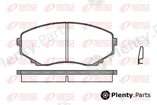 Remsa 0397.00 — Brake Pad Set, disc brake