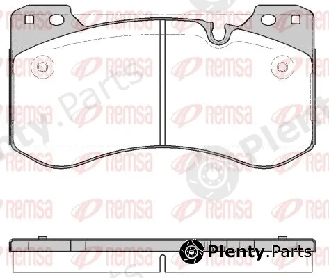 Remsa 1959.00 — Brake Pad Set, disc brake