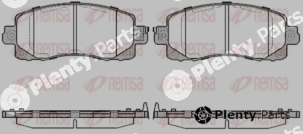 Remsa 1741.04 — Brake Pad Set, disc brake
