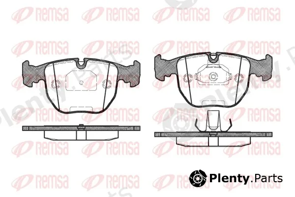 Remsa 0596.00 — Brake Pad Set, disc brake