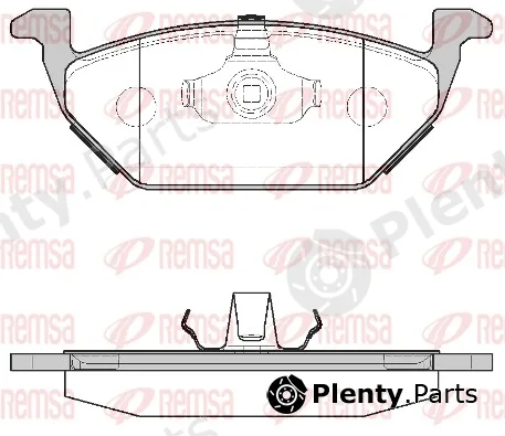 Remsa 0633.00 — Brake Pad Set, disc brake
