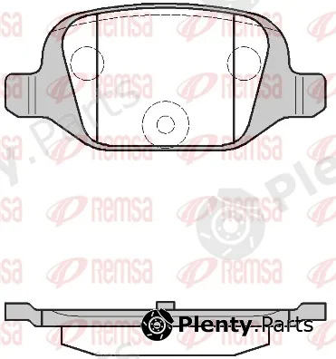 Remsa 0727.00 — Brake Pad Set, disc brake
