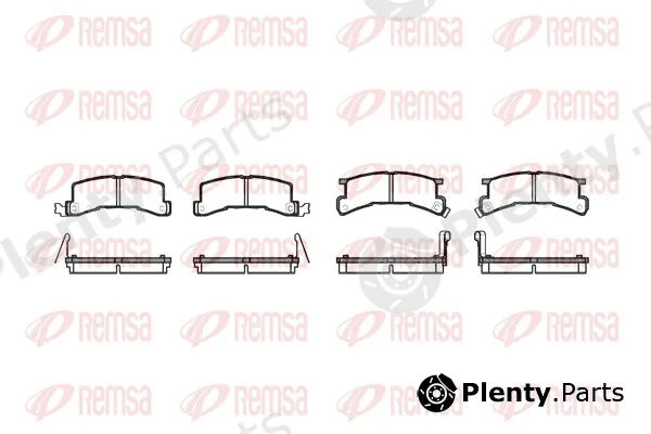 Remsa 0196.04 — Brake Pad Set, disc brake