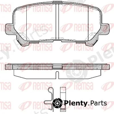 Remsa 1270.02 — Brake Pad Set, disc brake
