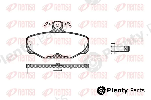 Remsa 0205.00 — Brake Pad Set, disc brake