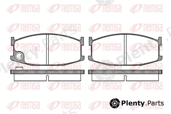 Remsa 0108.10 — Brake Pad Set, disc brake