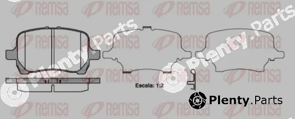 Remsa 1089.12 — Brake Pad Set, disc brake