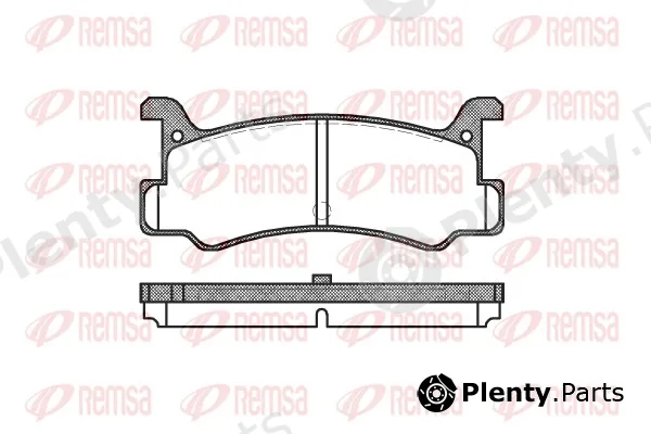 Remsa 0213.00 — Brake Pad Set, disc brake