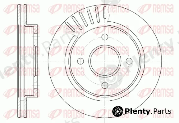 Remsa 6160.10 — Brake Disc