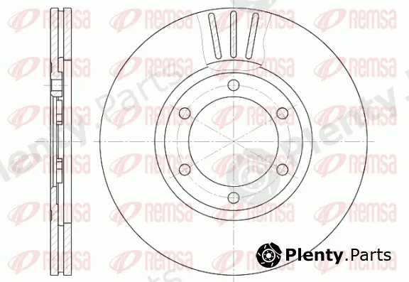 Remsa 6413.10 — Brake Disc