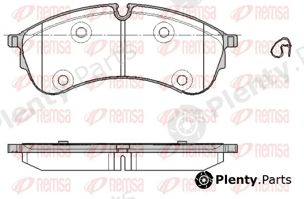 Remsa 1847.00 — Brake Pad Set, disc brake