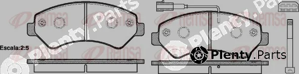 Remsa 1275.01 — Brake Pad Set, disc brake