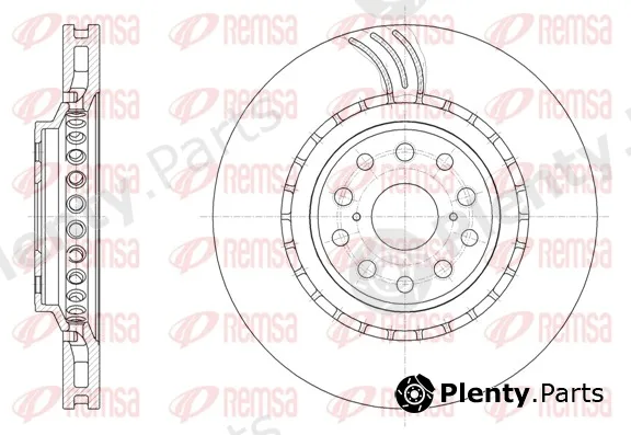 Remsa 61877.10 — Brake Disc