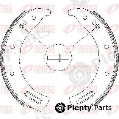 Remsa 4285.00 — Brake Shoe