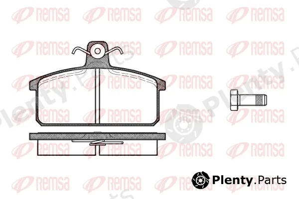 Remsa 0128.00 — Brake Pad Set, disc brake