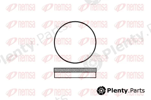 Remsa 0070.00 — Brake Pad Set, disc brake