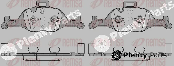 Remsa 1740.00 — Brake Pad Set, disc brake
