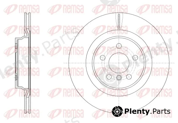 Remsa 62553.10 — Brake Disc