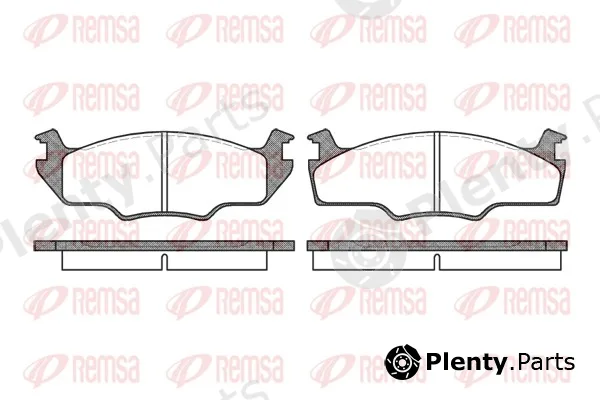 Remsa 0121.00 — Brake Pad Set, disc brake