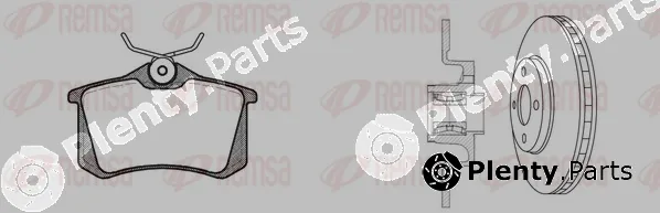 Remsa 8263.27 — Brake Kit, disc brake Twin Kit