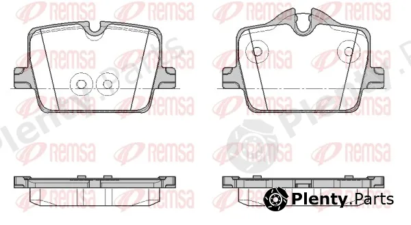 Remsa 1874.00 — Brake Pad Set, disc brake