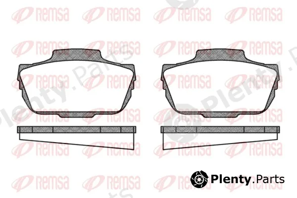 Remsa 0055.00 — Brake Pad Set, disc brake