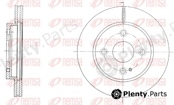 Remsa 61738.10 — Brake Disc