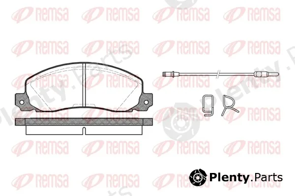 Remsa 0202.02 — Brake Pad Set, disc brake