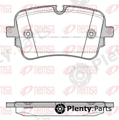 Remsa 1668.10 — Brake Pad Set, disc brake